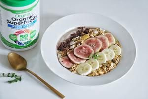 superfoods 可可酸奶燕麥碗(健康早餐)的做法 步驟4