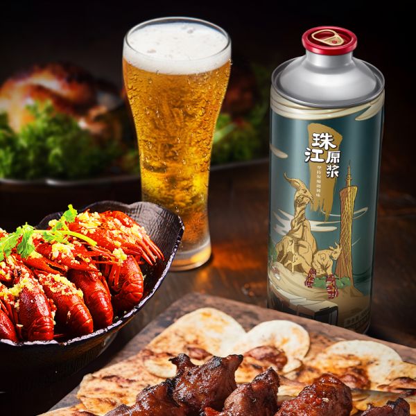 珠江原漿啤酒980ml*6罐