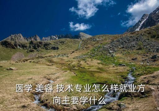  醫(yī)學(xué) 美容 技術(shù)專業(yè)怎么樣就業(yè)方向主要學(xué)什么