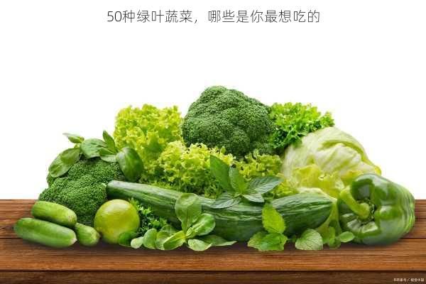 50種綠葉蔬菜，哪些是你最想吃的
