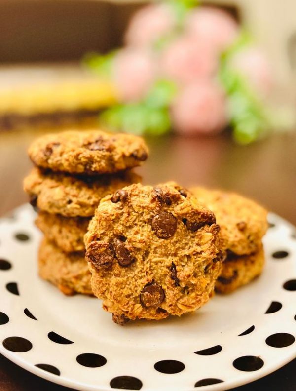 不加糖不加面粉的健康燕麦饼干(Oatmeal cookies)的做法