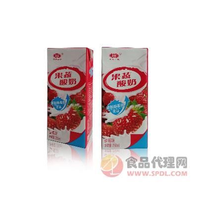 三健果蔬酸奶草莓味250ml