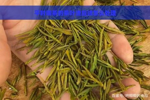 平时喝茶的茶叶渣应该怎么处理