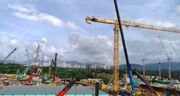在港項目工地。圖/受訪者提供