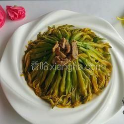 黄花菜炒肉的做法[图]