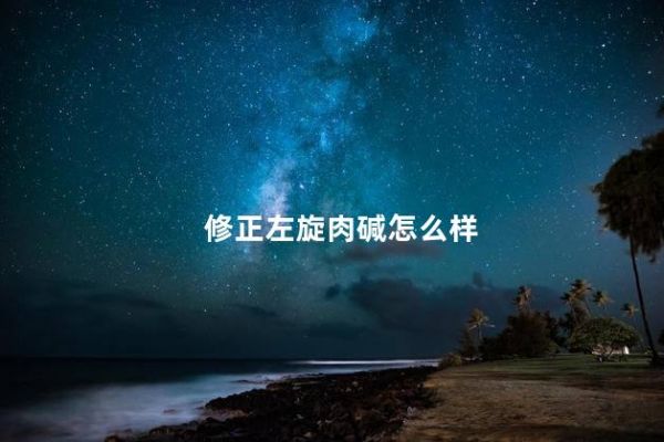 修正左旋肉堿怎么樣