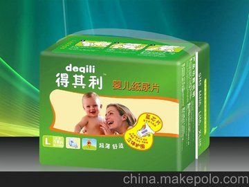 供应得其利婴儿纸尿裤、婴儿纸尿片、防侧漏、超薄透气、超强吸收