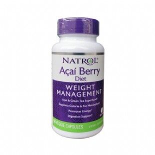 美國Natrol(Natrol)Acai Berry巴西莓綠茶抗氧化減肥膠囊【美國版】60粒