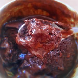 微波爐40秒無油無糖巧克力流心高蛋白布朗尼 (蛋白粉版本)的做法 步驟3