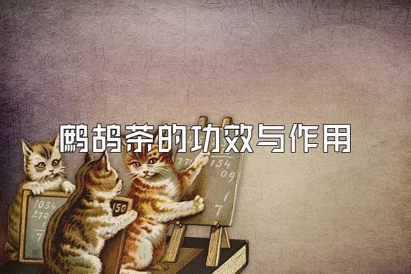 鷓鴣茶的功效與作用