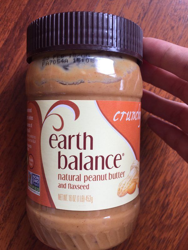 Earth Balance 低糖粗顆粒亞麻籽花生醬
