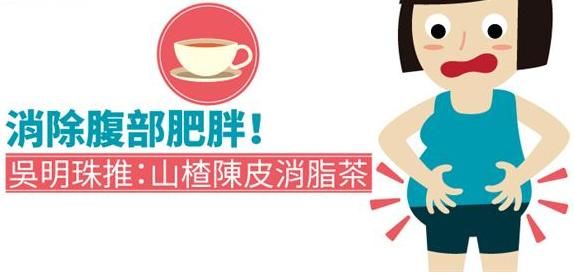 消除腹部肥胖！推薦：山楂陳皮消脂茶