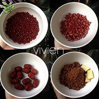 红糖红豆养生糖水(超简单)的做法图解1