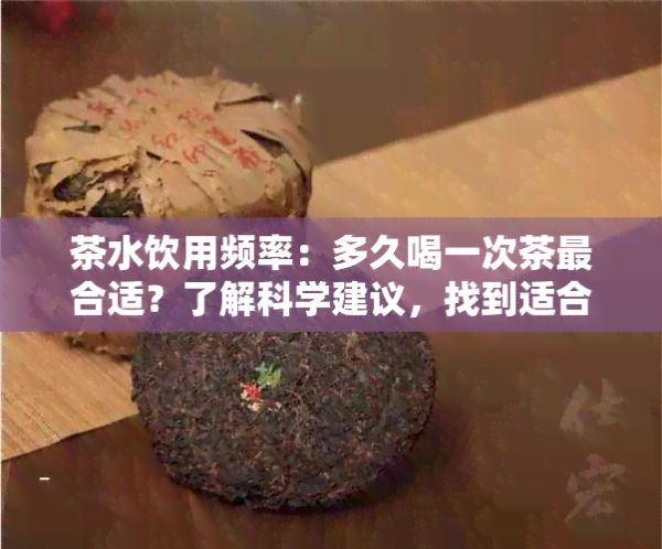 茶水饮用频率：多久喝一次茶最合适？了解科学建议，找到适合自己的饮茶时间