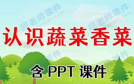 小班健康优秀教案《认识蔬菜香菜》含PPT课件图片