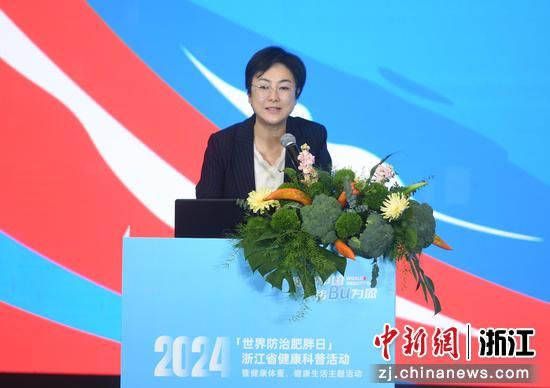 图为浙江省爱国卫生运动委员会办公室、浙江省卫生健康委健康处副处长章珏。王刚 摄