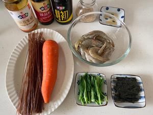 低卡健康主食｜凉拌虾仁荞麦面的做法 步骤1