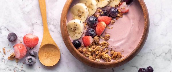 Bol de desayuno con Açai