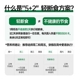 BOOHEE 薄荷健康 薄荷生活5+2轻断食方案2天餐轻食代餐控热量含低碳水液断食品套餐