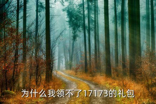 为什么我领不了17173的礼包