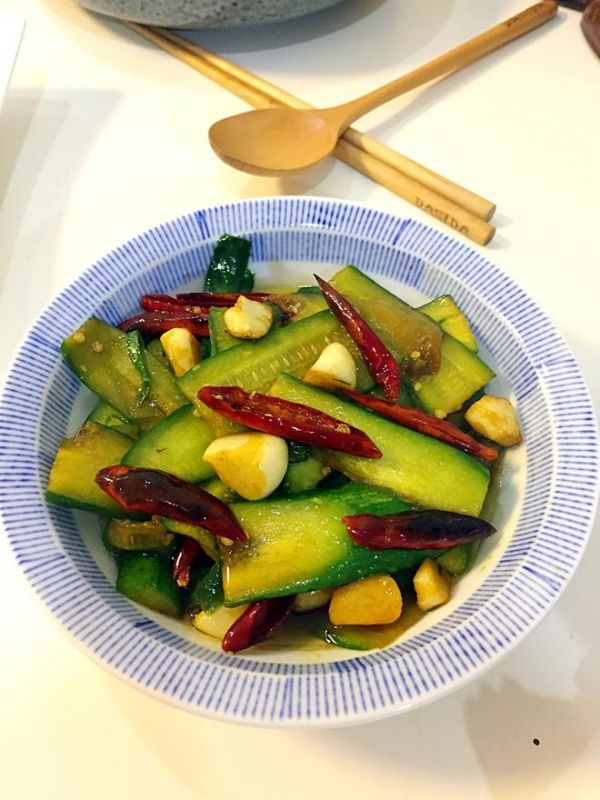 小炒青瓜的做法