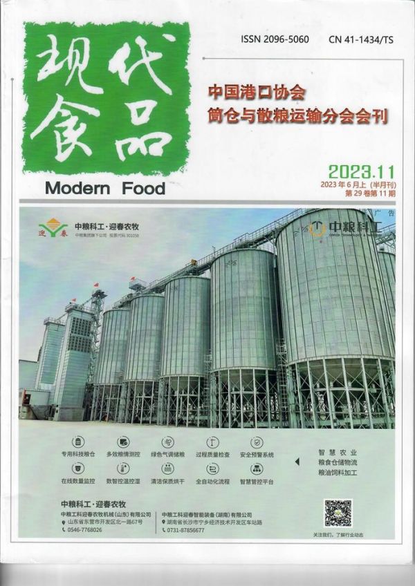 俏美韵与北工商联合发布现代食品期刊