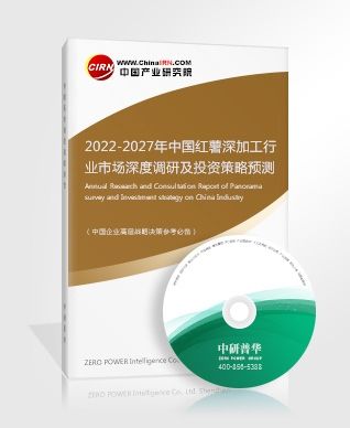 2022-2027年中国红薯深加工行业市场深度调研及投资策略预测报告