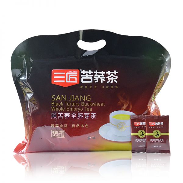 【三匠】黑苦荞茶包500g*2袋