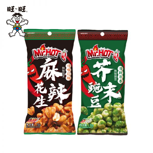 旺旺Mr.Hot辣人挑豆系列70g*2