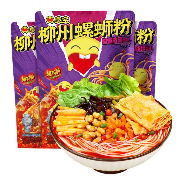 6.62！貓超！臭寶大腐竹螺螄粉330g*6袋
