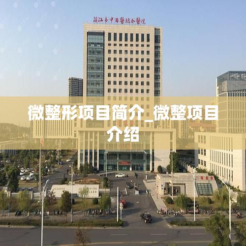 微整形項目簡介_微整項目介紹