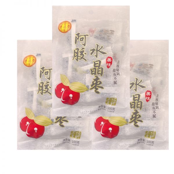 拍8件！山東阿膠棗獨(dú)立包裝100g*8袋