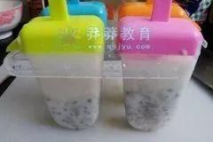 健康冷饮-绿豆酸奶巧克力冰棍