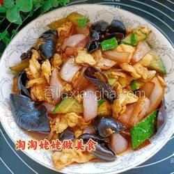 洋葱木耳炒鸡蛋的做法[图]