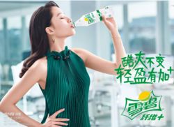雪碧纤维+柠檬水果味零卡零糖 500ml*12瓶/箱