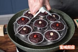 益氣補(bǔ)血的老式茶點(diǎn)“黑糯米盞”的做法 步驟4