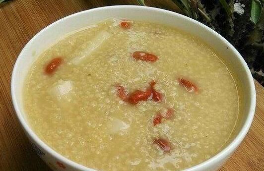小米淮山枸杞粥的功效