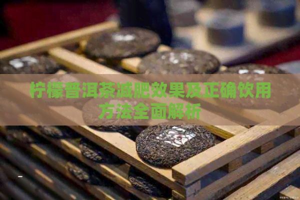 檸檬普洱茶減肥效果及正確飲用方法全面解析