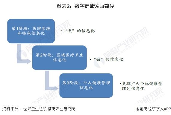圖表2：數(shù)字健康發(fā)展路徑