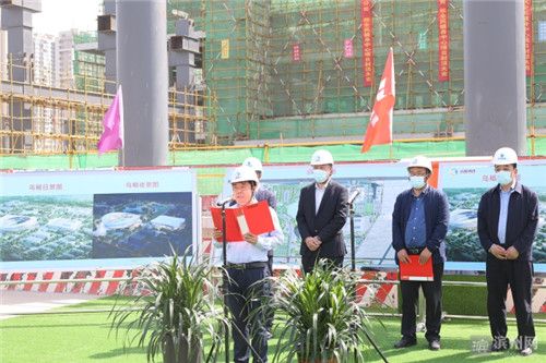 滨州全民健身中心主体封顶