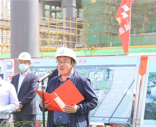 滨州全民健身中心主体封顶