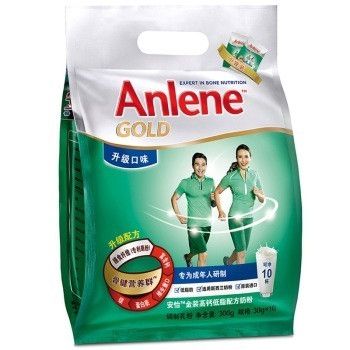 Anlene 安怡 金裝 高鈣低脂配方奶粉 300g*2袋
