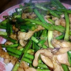 蒜苔炒雞胸的做法[圖]