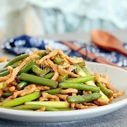 蒜苔炒肉的做法[圖]