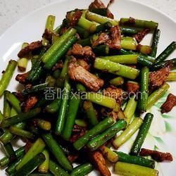 蒜苔炒雞肉的做法[圖]