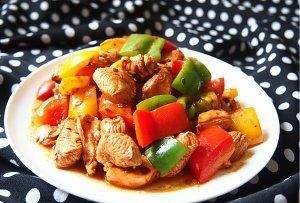 高蛋白、低脂肪、低熱量——彩椒雞丁