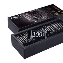 Enon 怡浓 100%纯黑巧克力礼盒装 120克x4盒 *2件