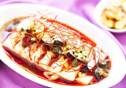 紅油皮蛋豆腐
