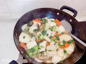 少油少鹽清清爽爽炒年糕的做法 步驟5
