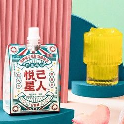 養(yǎng)生果動 蒟蒻低卡零食果凍 悅己星人 健康0脂肪 果凍吸白桃味 165g*1包